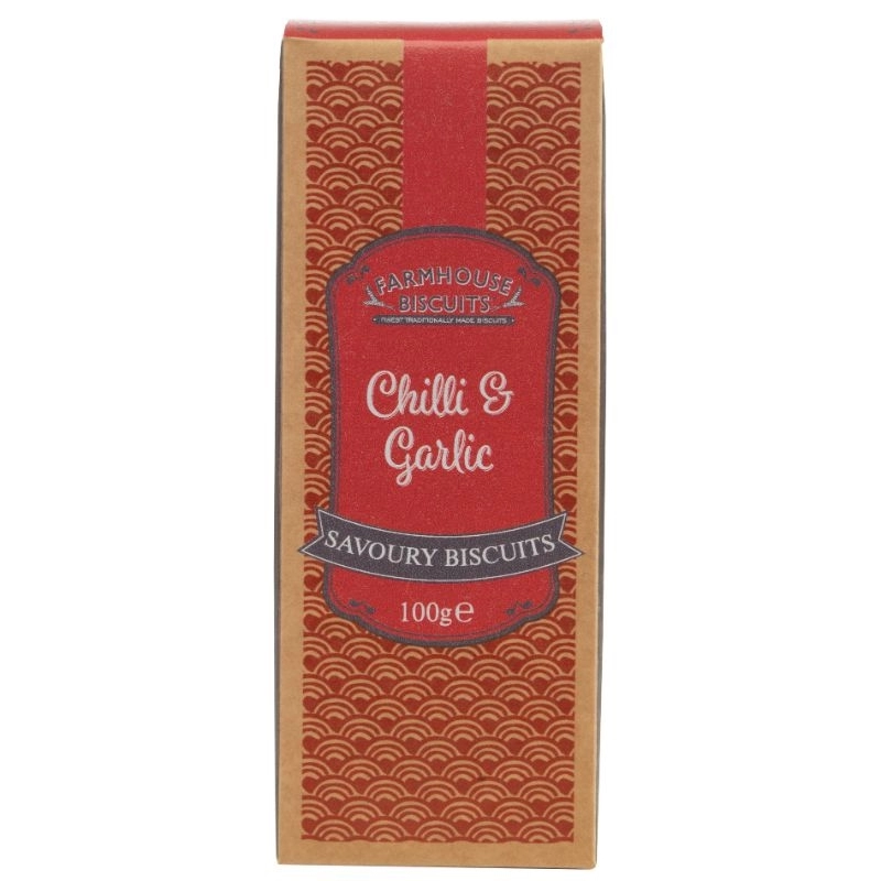 Crackers Cu Chilli Si Usturoi Savoire Farmhouse 100g 0